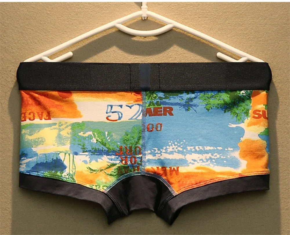 Men's Cotton Boxer Shorts with U Pouch