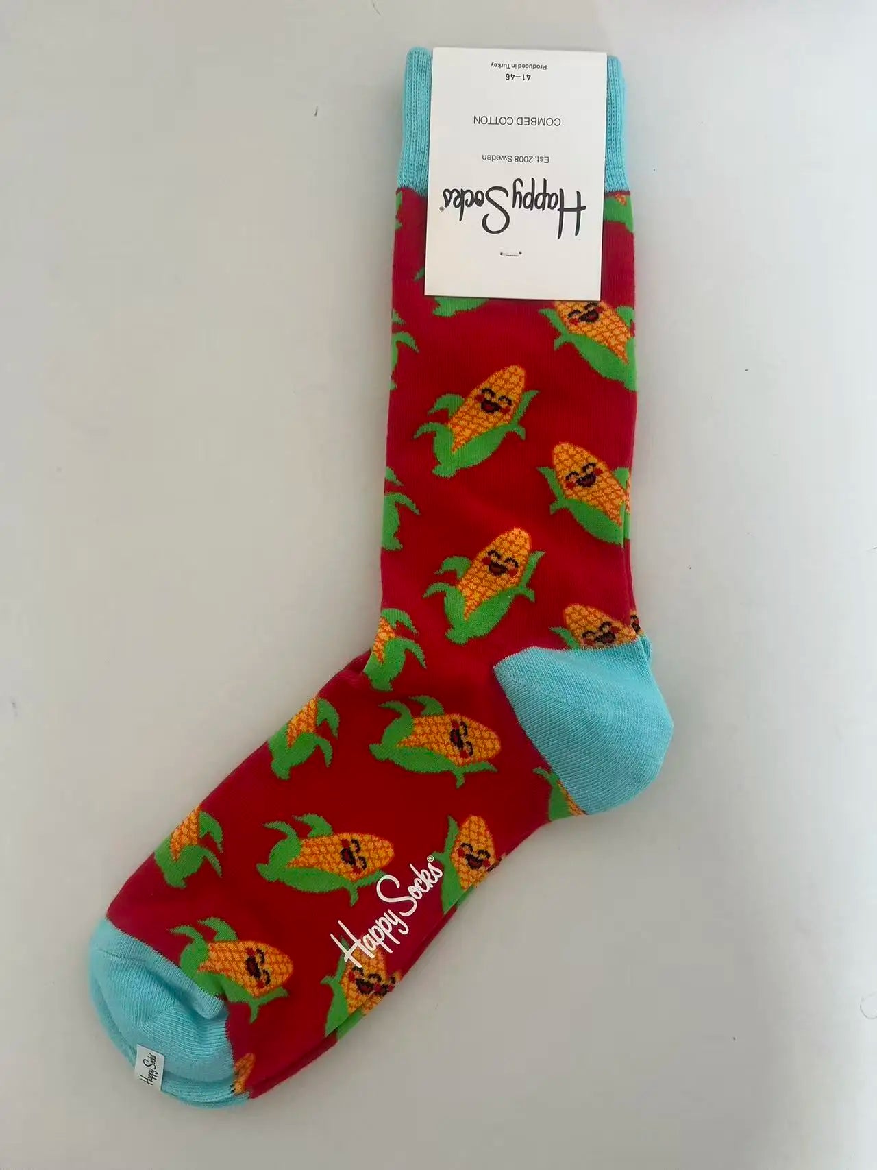 Men's Graphic Print Fun Happy Socks Casual Crew Dress Socks 41-46