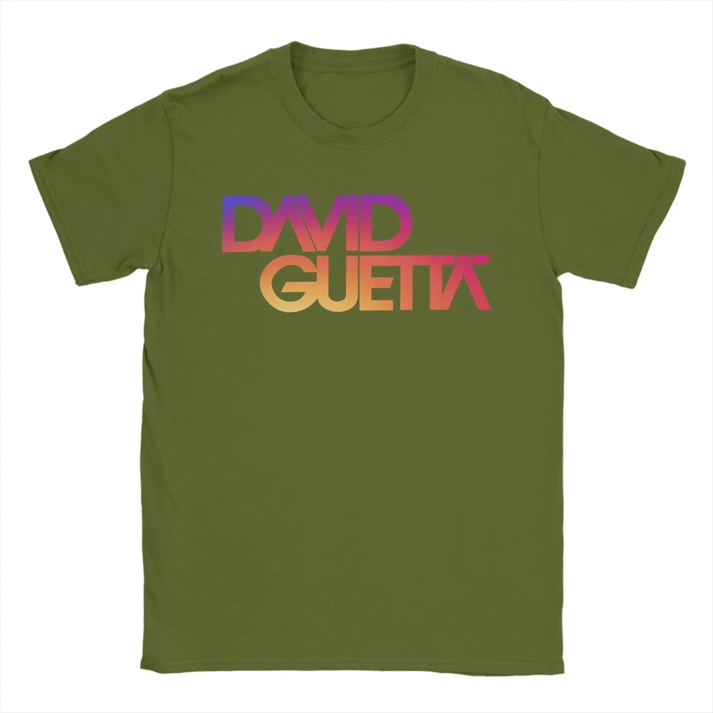 David Guetta Sunset Logo T Shirt Men's  Cotton Cool T-Shirt