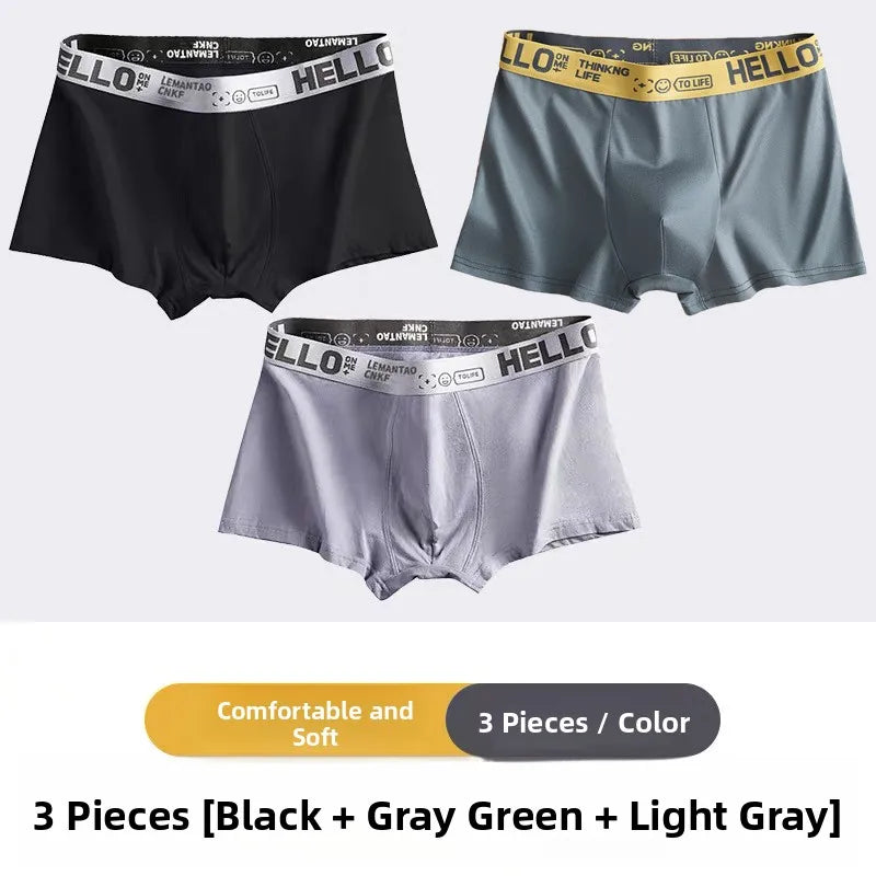 Men's Large Size Breathable Polyester Sports Briefs