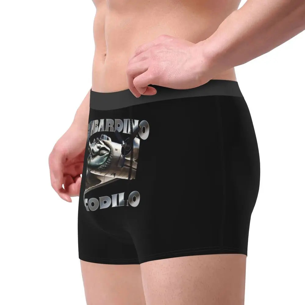 Men's Boxer Shorts Brr Brr Patapim Funny Italian Brainrot