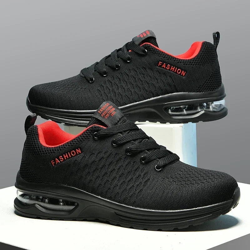 Men's Lightweight Leather Sports Shoes for Outdoor Activities