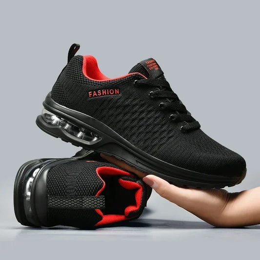 Men's Lightweight Leather Sports Shoes for Outdoor Activities