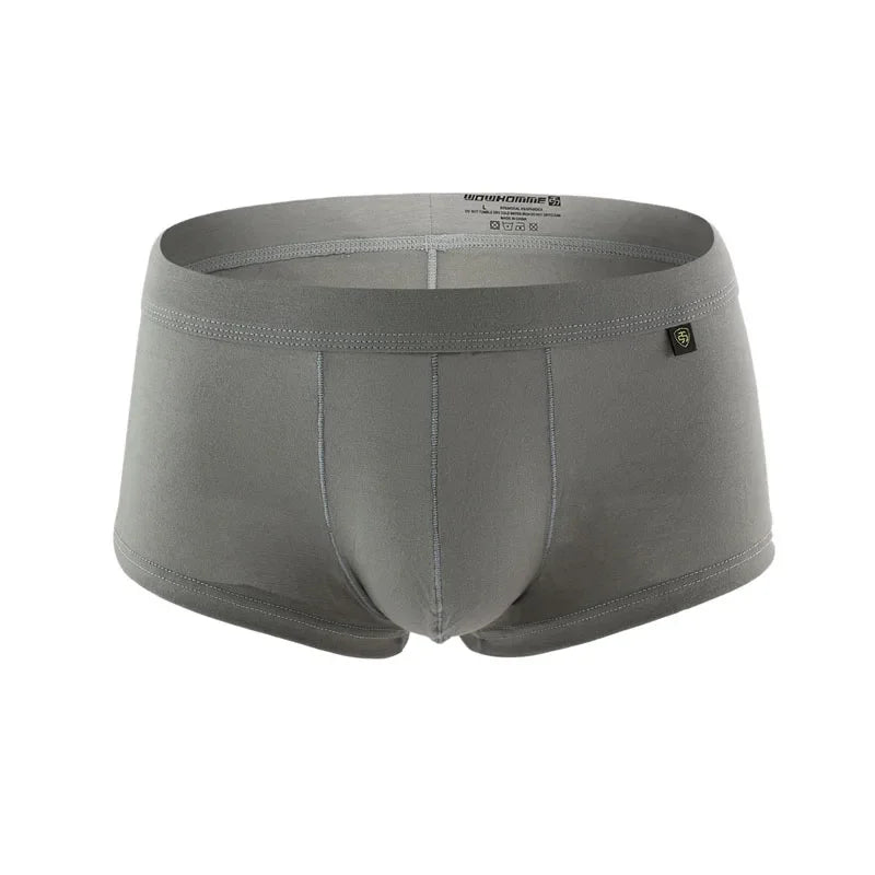 Men's Modal Boxer Shorts Low Waist Trunks