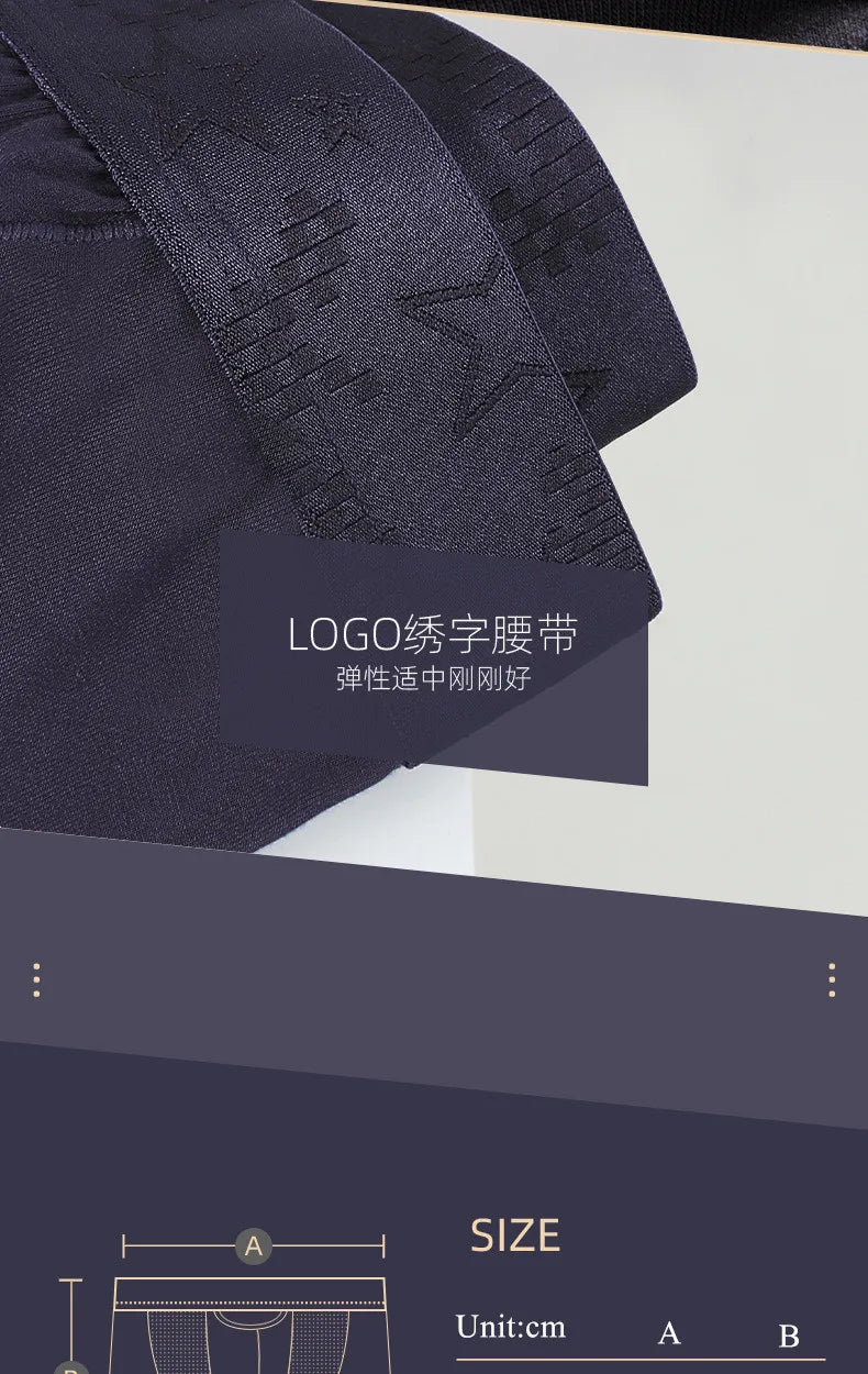 Men's Modal Boxer Shorts in Indigo