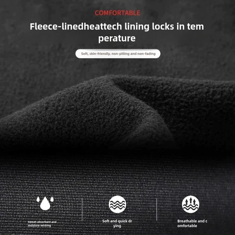 Men's Thermal Fleece Leggings Compression Pants