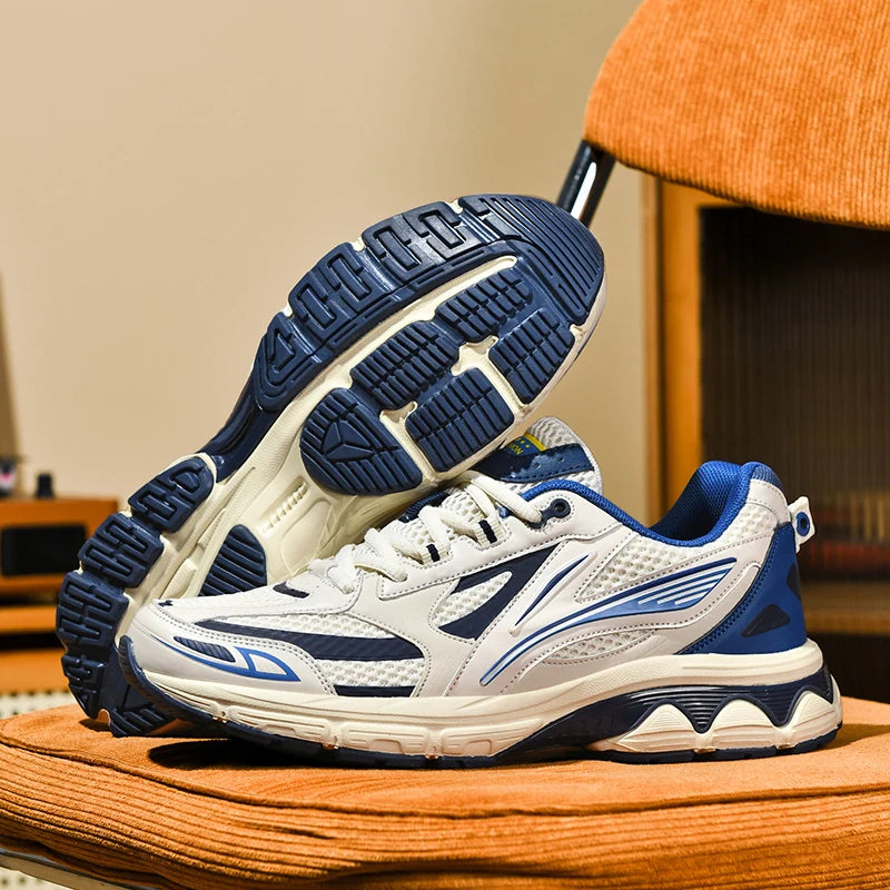 Men's Breathable Mesh Sports Shoes for Casual Running
