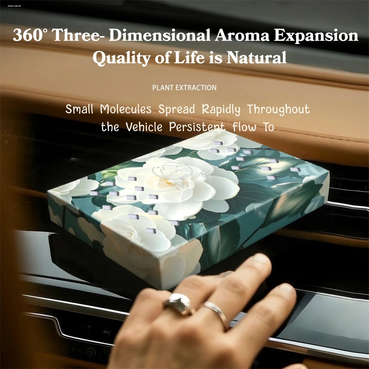 Cologne Rose Car Aromatherapy Solid Balm