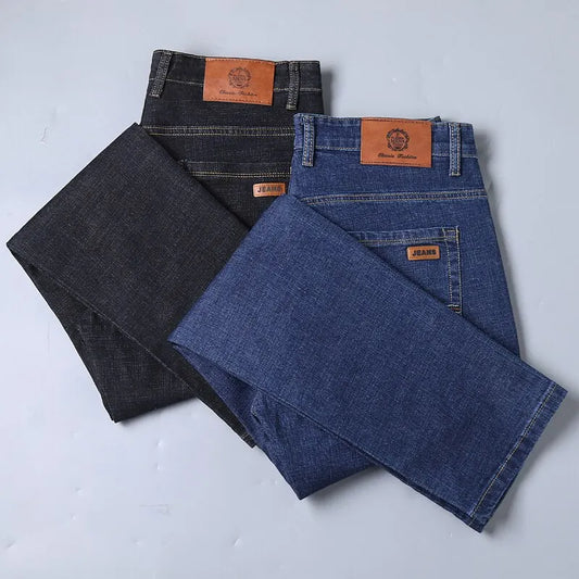 Men's Slim Fit Stretch Jeans for Business