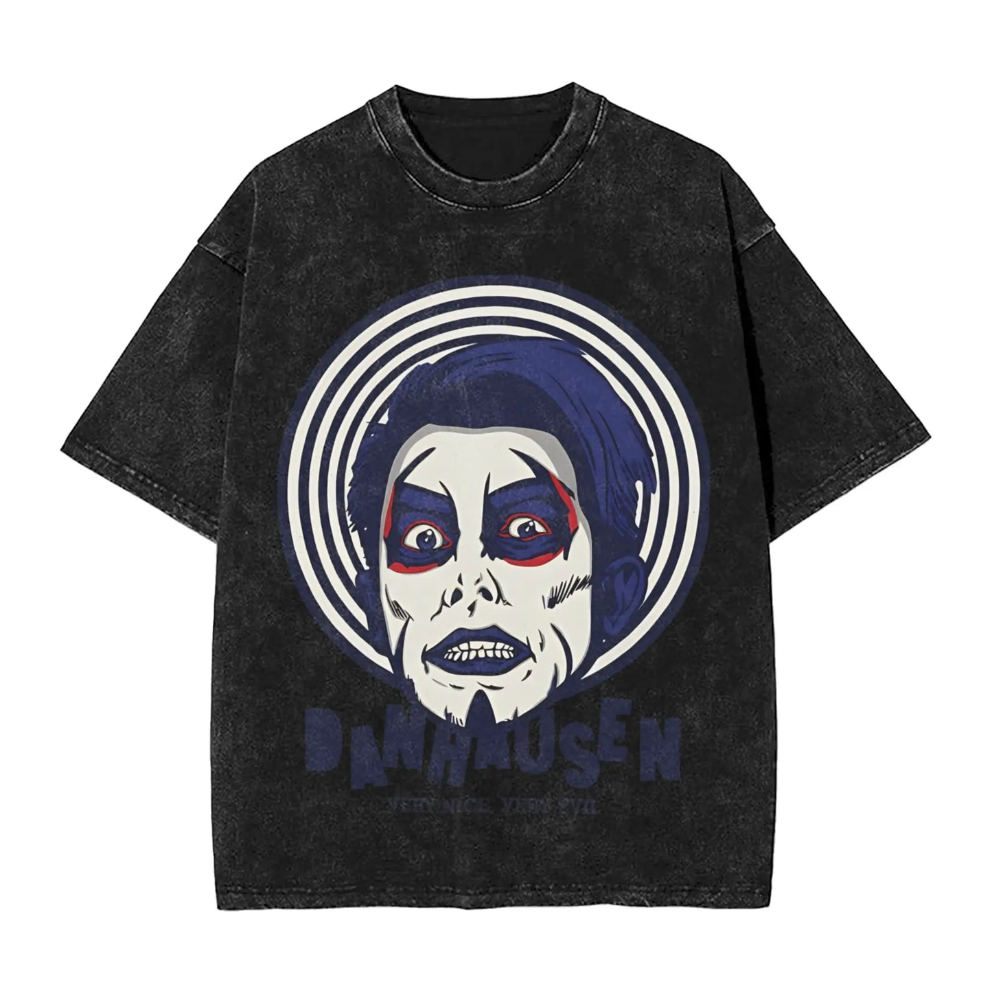 Mens T-Shirt Danhausen Wrestler Washed T Shirts Hipster  Summer Tees Y2K Retro Design Casual Tops Plus Size 2XL