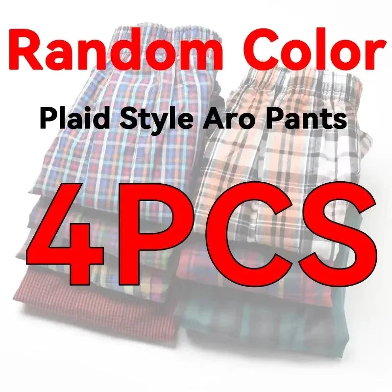 Cotton Classic Checkered Boxer Shorts by FARDLY
