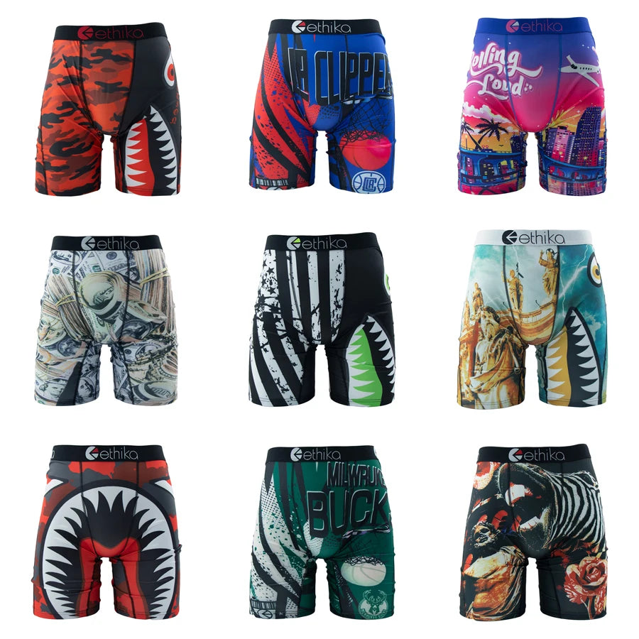 Men's Breathable Boxer Shorts by ETHIKA in Plus Size