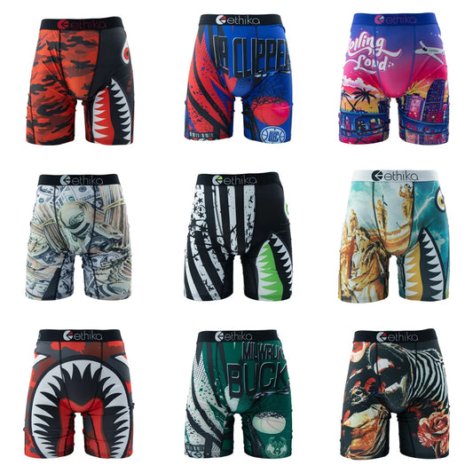 Men's Plus Size Boxer Shorts in Nylon and Polyester