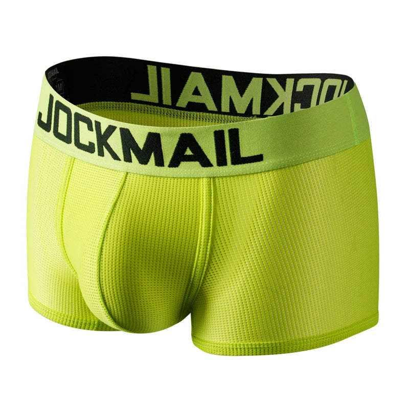 Mens Boxer Briefs Soft Nylon Underwear