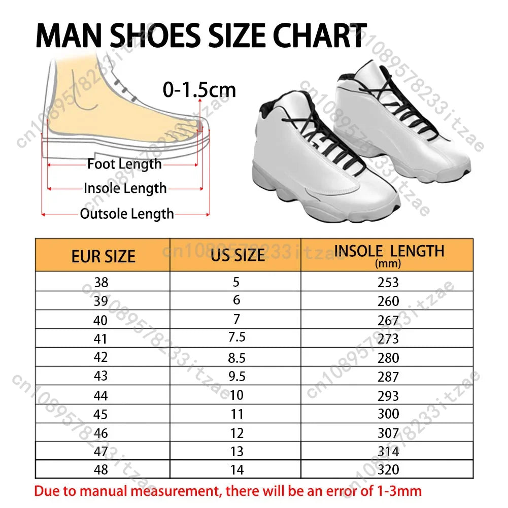 DFCF Mens Sneakers Lace-Up Comfortable Basketball Shoes