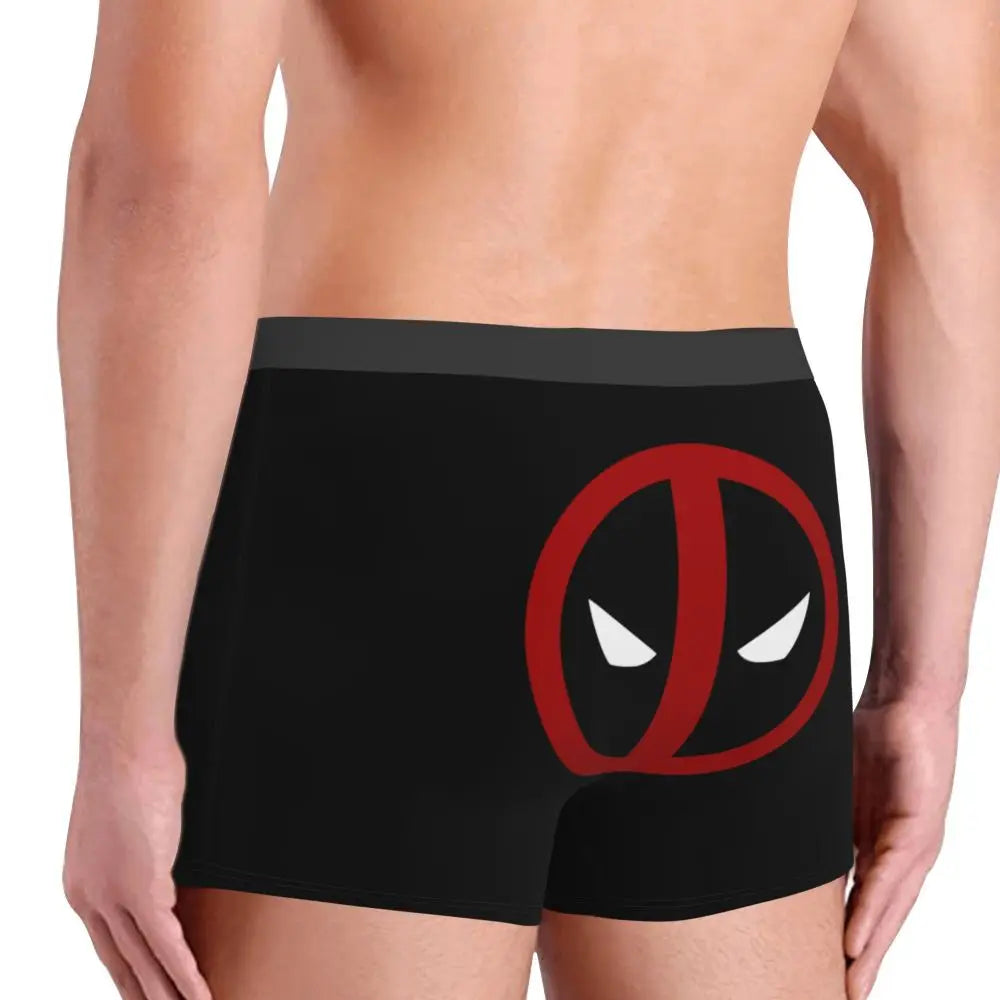 Deadpool Boxer Shorts for Men - Lycra Polyester Blend