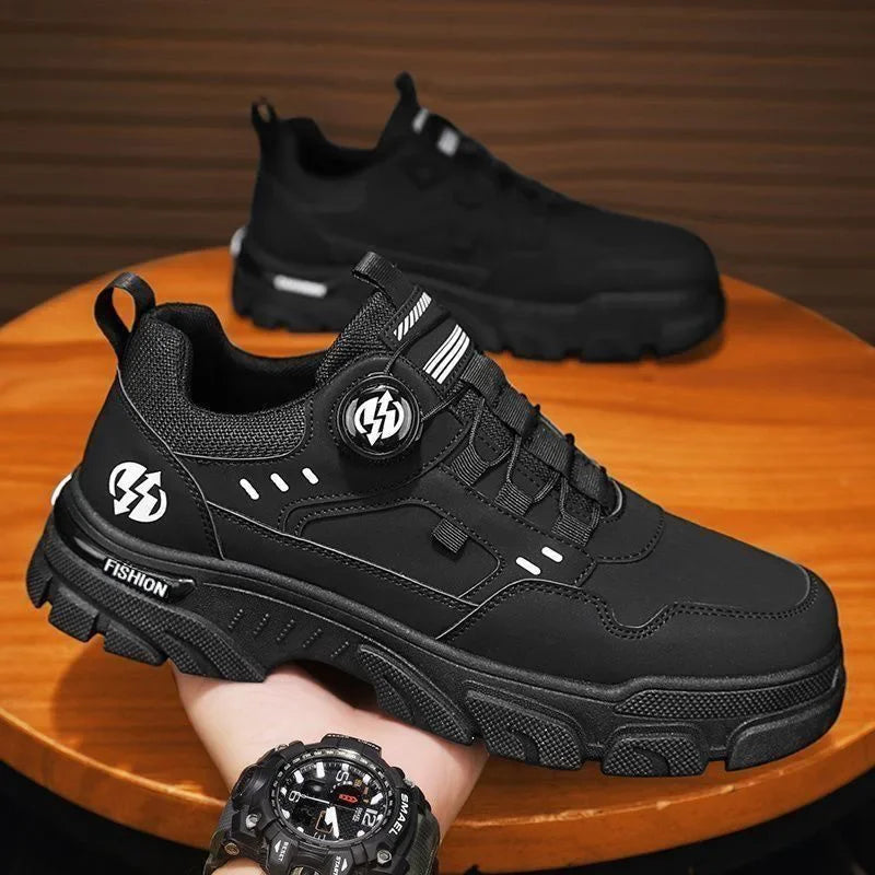 Leather Summer Men's Casual Sneakers Comfortable Sports Shoes