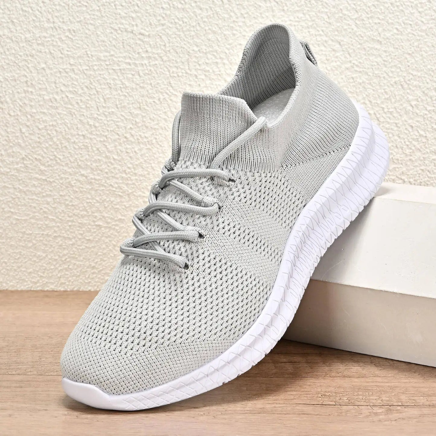 Men's Slip-On Sneakers Breathable Soft Sole Casual Shoes