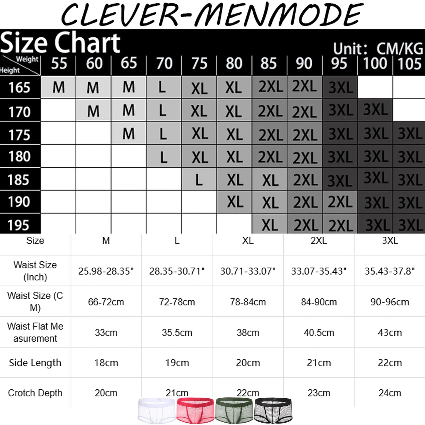 Men's Low Rise Mesh Boxer Shorts Underwear