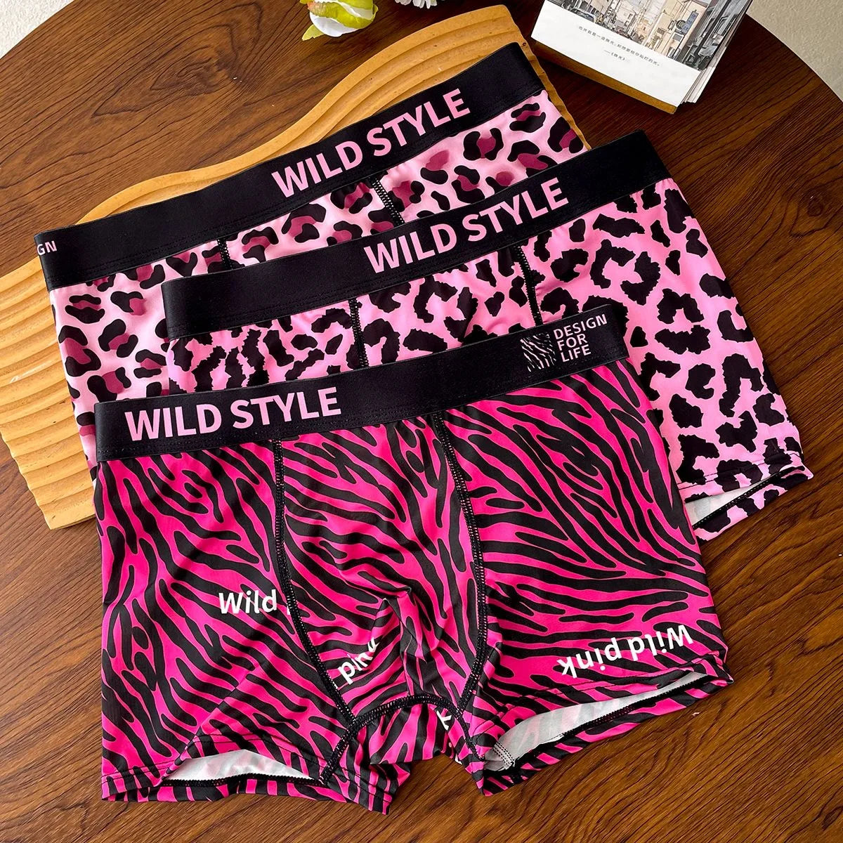 Men's Boxer Shorts Leopard Print Underwear