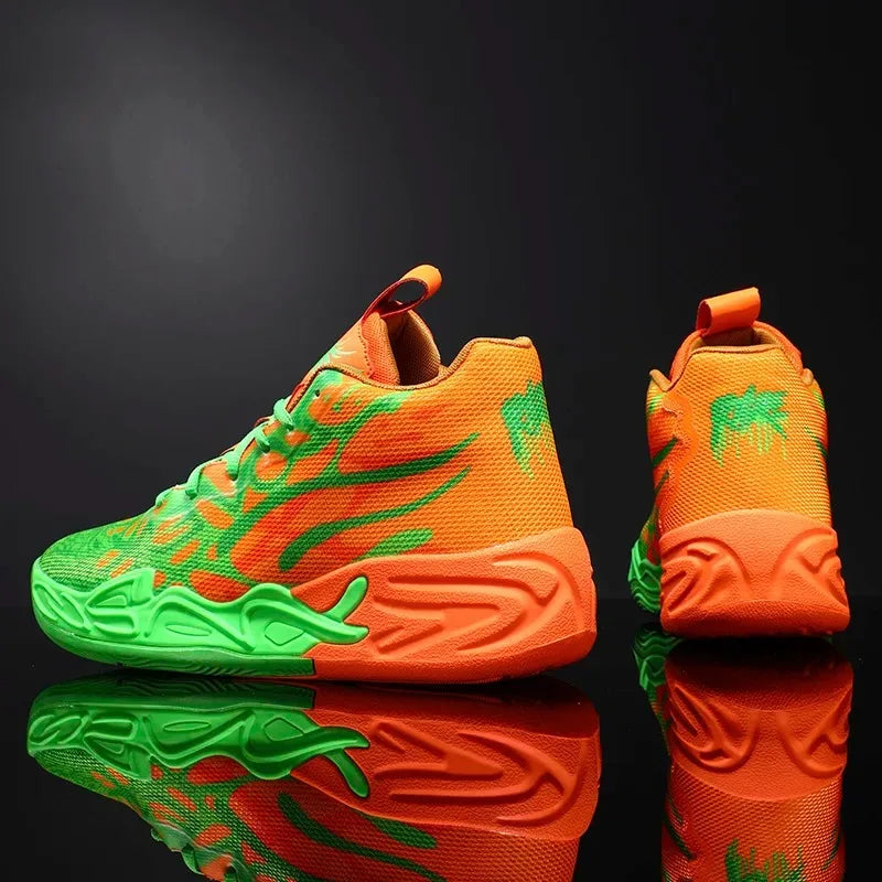 Men's Breathable Mesh Basketball Sneakers for Sports