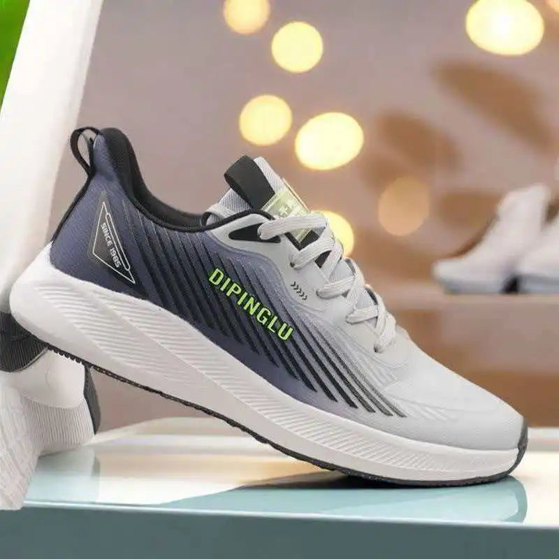 WOSHI Breathable Lightweight Running Shoes for Men Big Size