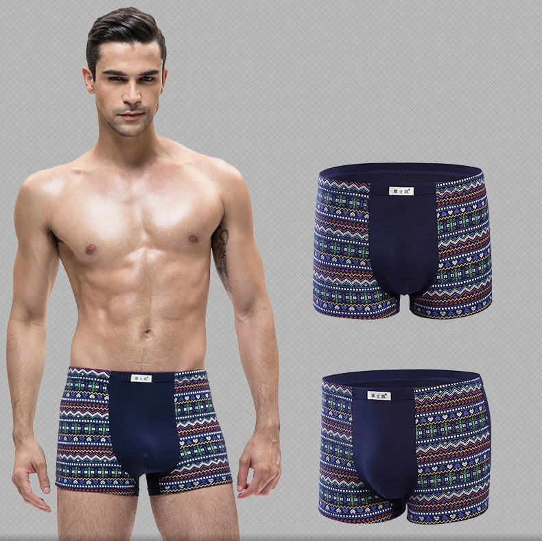 Bamboo Fiber Boxer Shorts for Men L-5XL