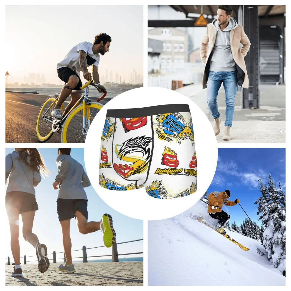 Lightning McQueen Cars Boxer Shorts for Men