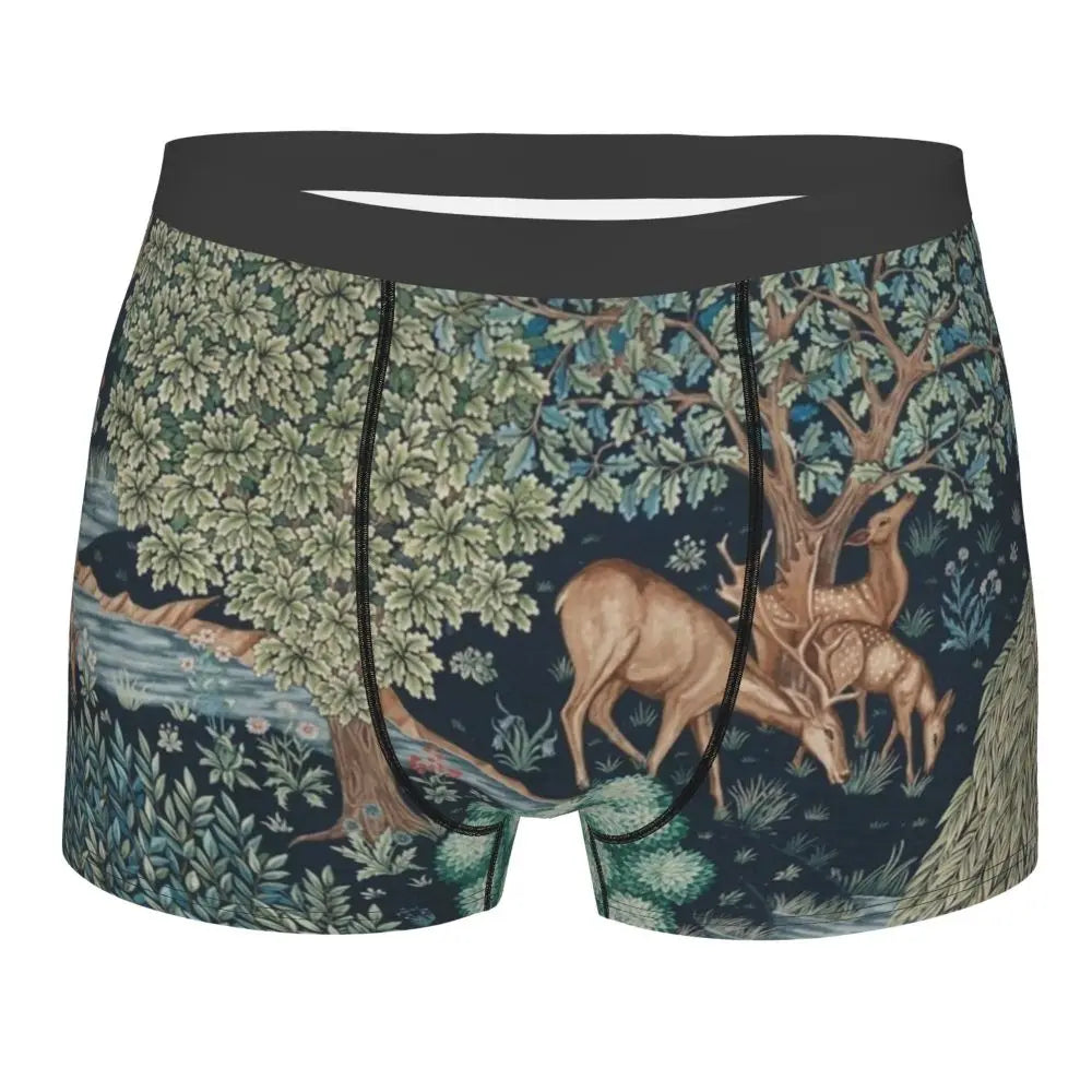 Breathable Cotton Polyester Boxer Shorts for Men