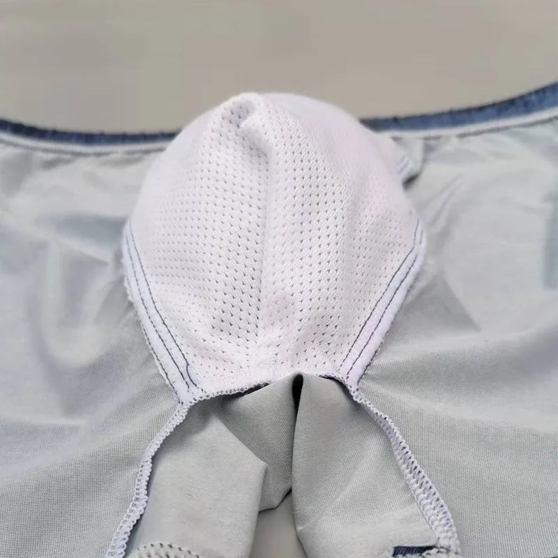 Men's 3D Print Denim Boxer Shorts