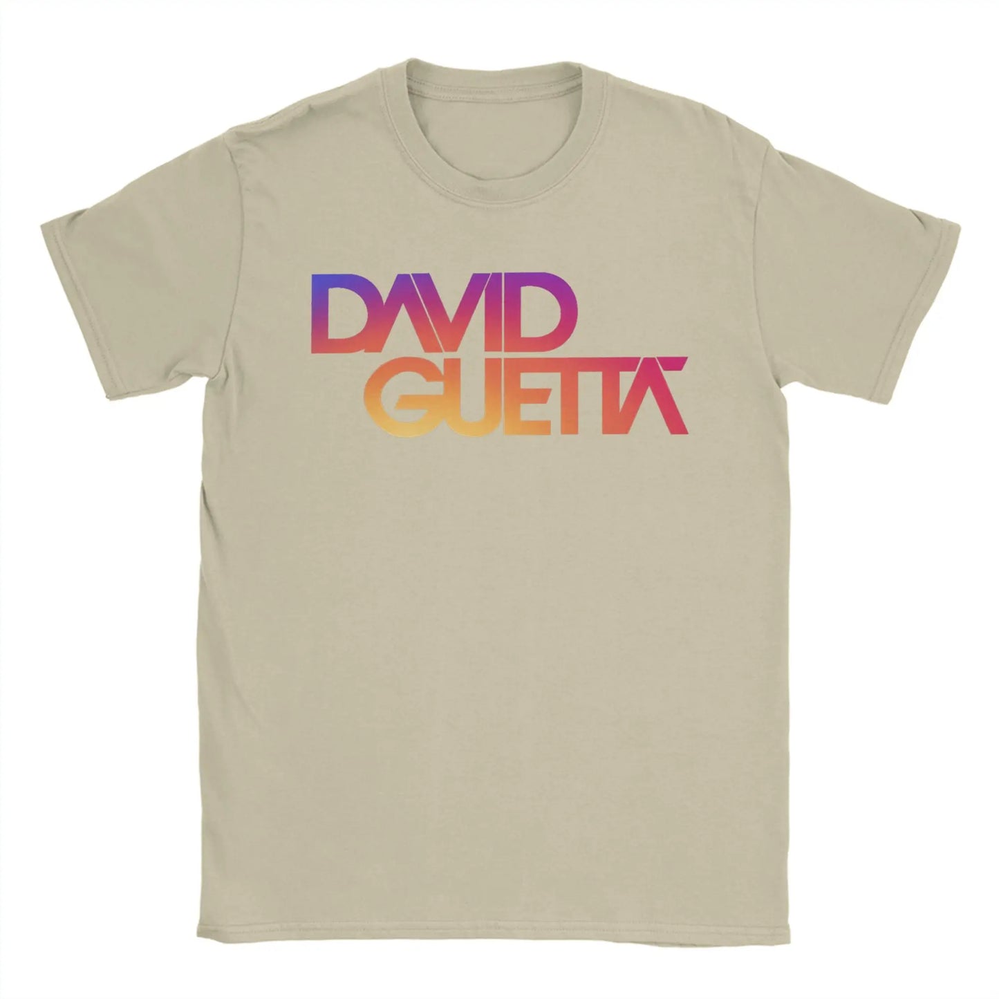 David Guetta Sunset Logo T Shirt Men's  Cotton Cool T-Shirt