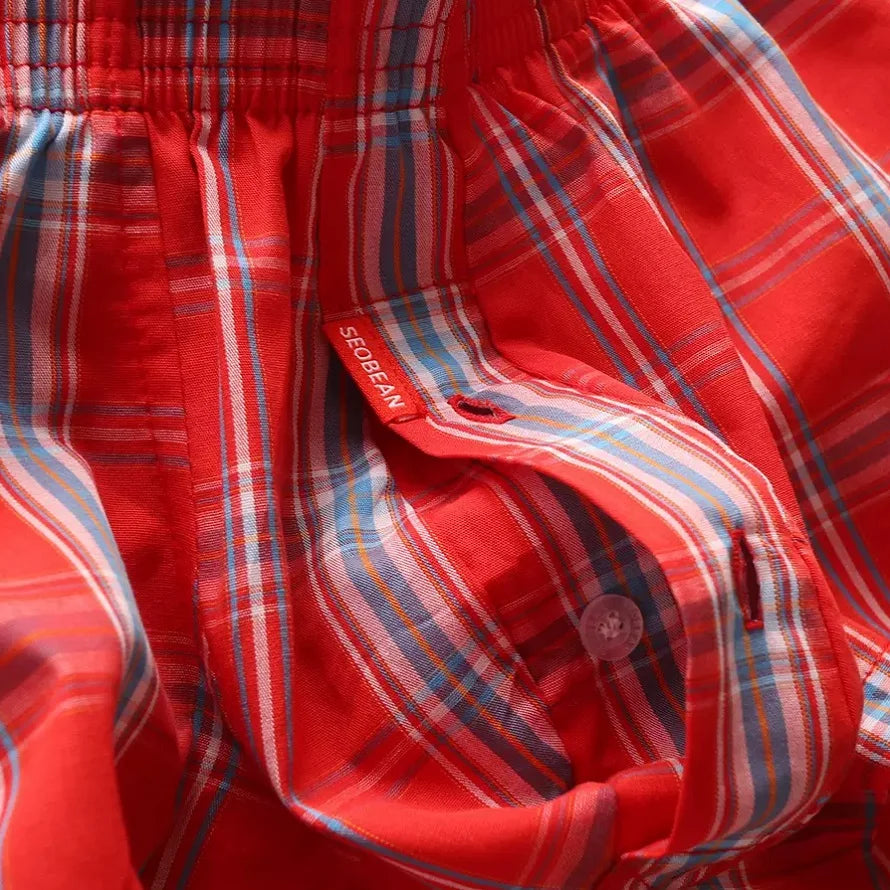 Cotton Boxer Shorts by SEOBean for Men