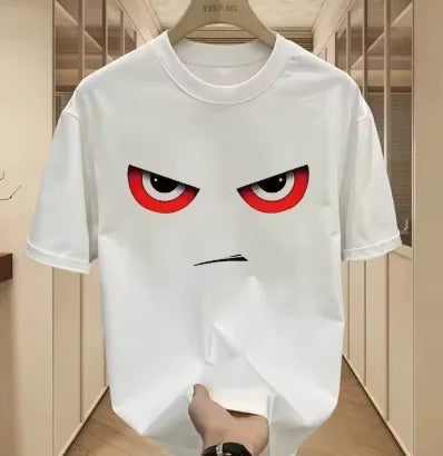 Men's Summer Cotton Short-sleeved T-shirt - Comfortable, Breathable, Fashionable, Versatile and Trendy Top
