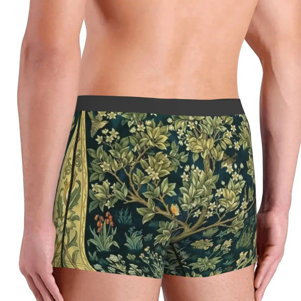 Breathable Cotton Polyester Boxer Shorts for Men