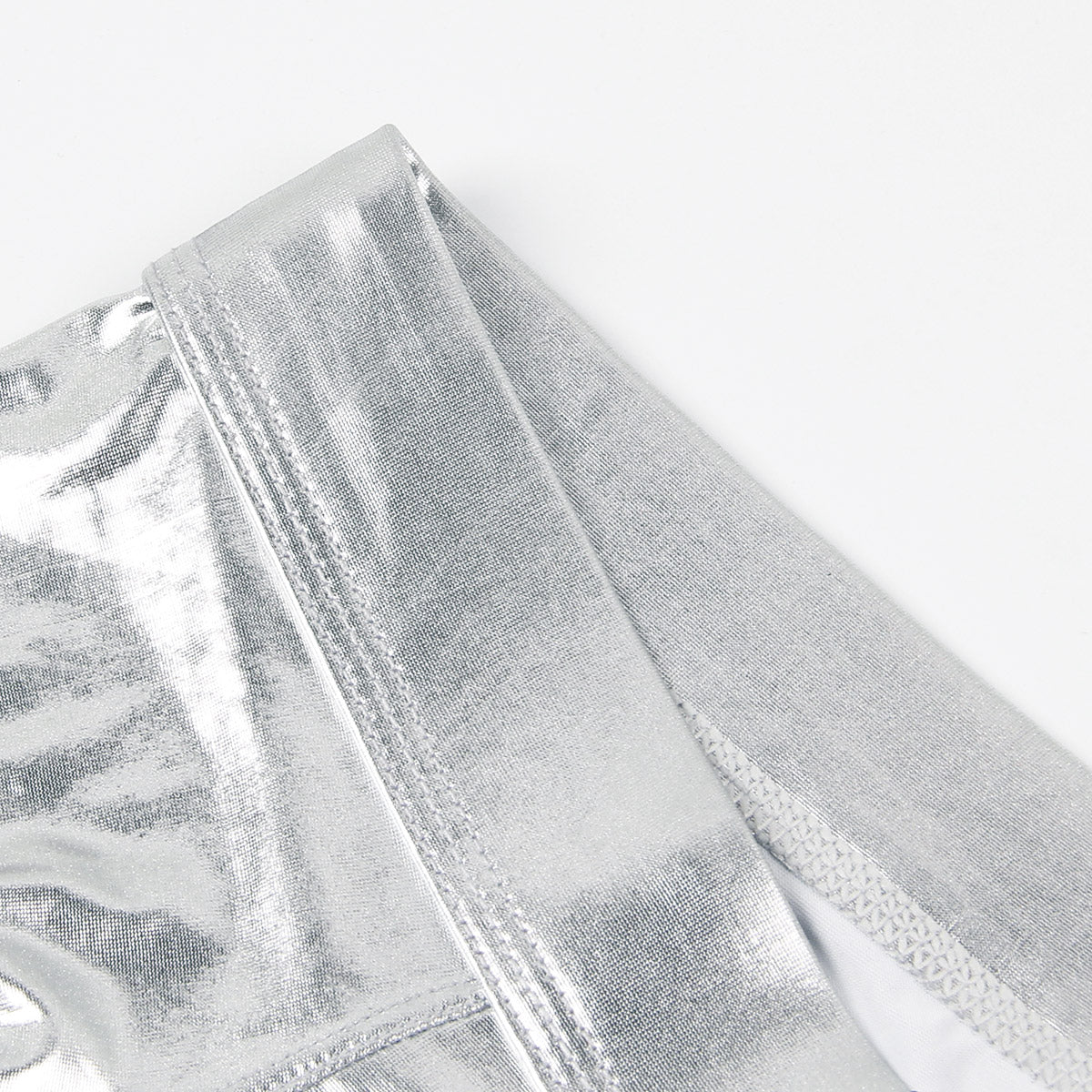 Mens Underwear Boxers Brief Sexy  Male Underwear PU Leather Underpants Man Swim Trunk Men Underwear Boxer Shorts