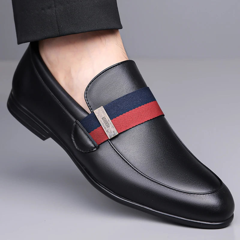 Mens Patent Leather Loafers for Business and Weddings