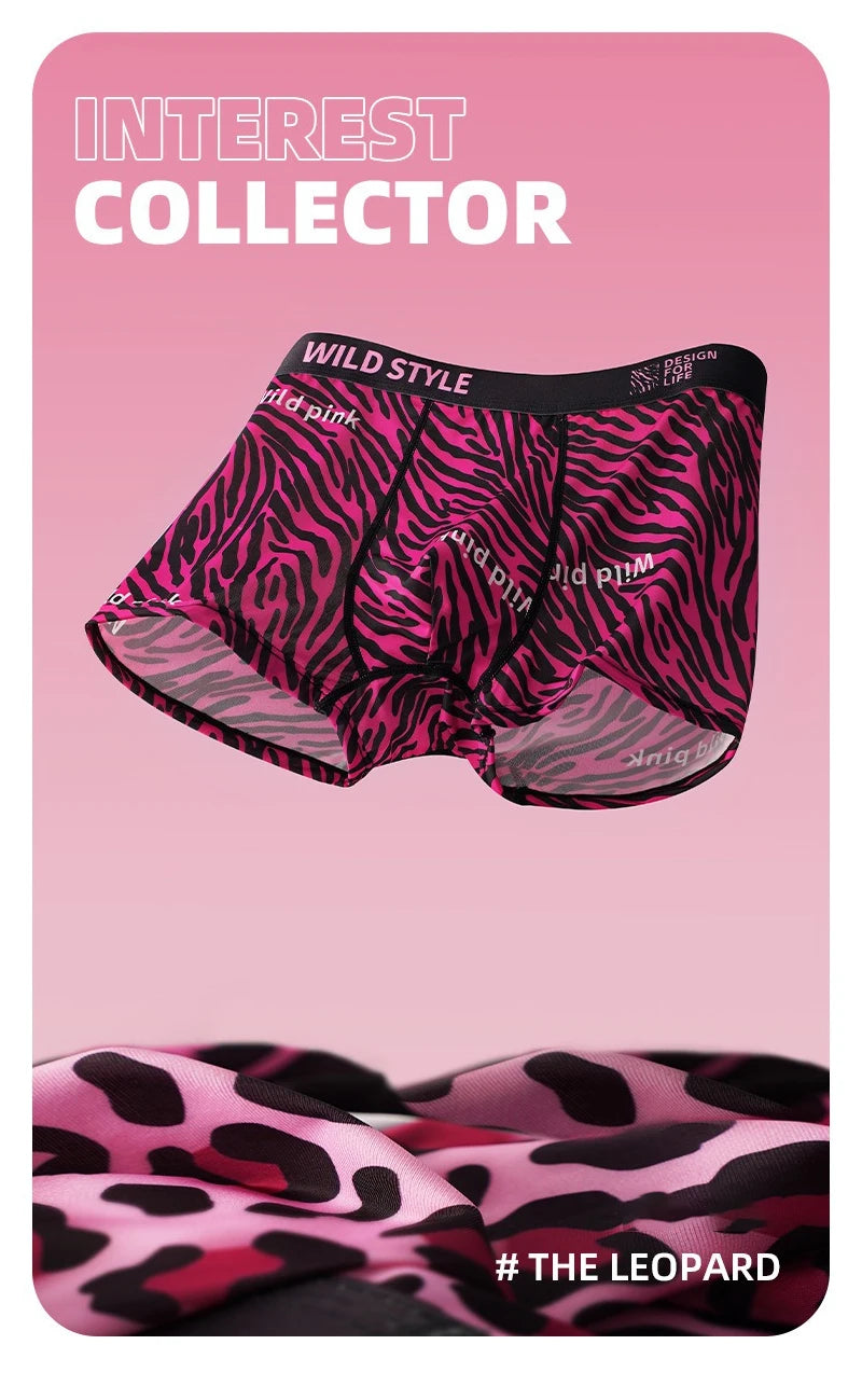 Men's Boxer Shorts Leopard Print Underwear