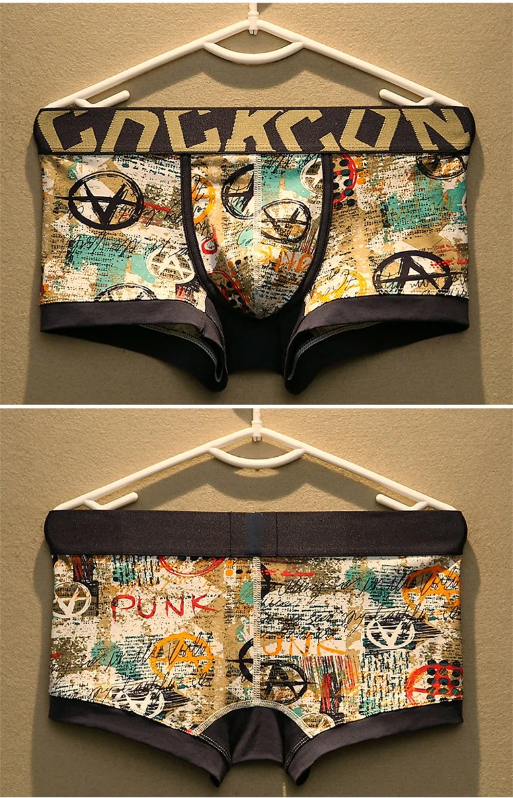 Men's Cotton Boxer Shorts with U Pouch