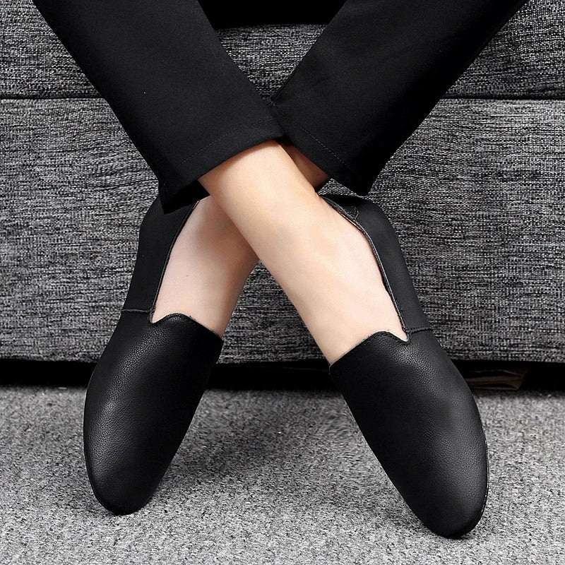 Men's Genuine Leather Casual Loafers Driving Shoes