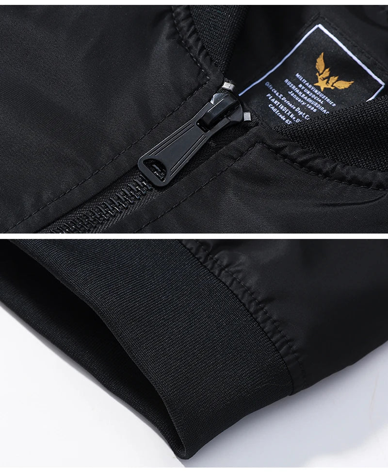 Bomber Jacket Men Winter Autumn College Camouflage Jacket