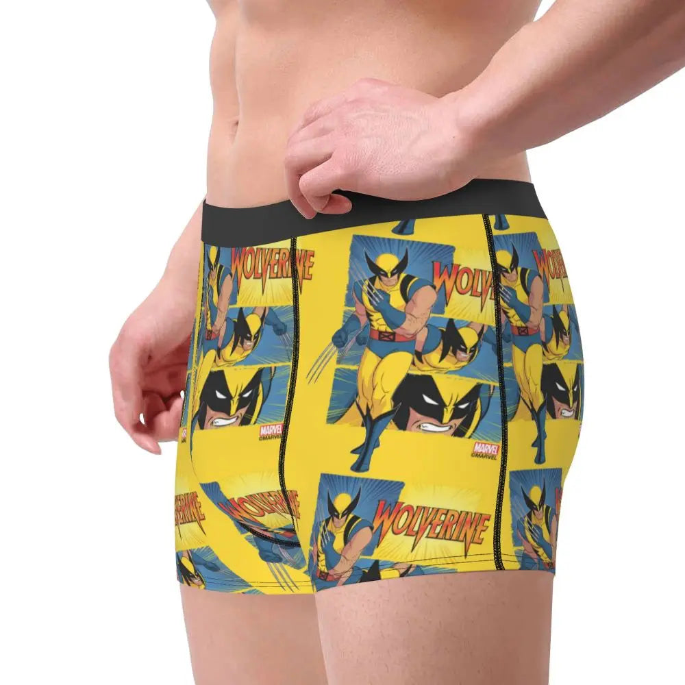 Deadpool Boxer Shorts for Men - Lycra Polyester Blend