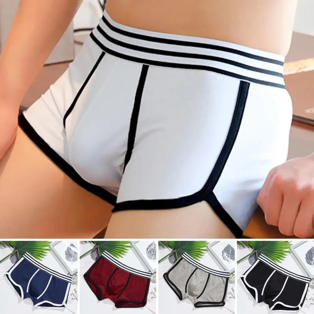 Men's Cotton Boxer Shorts with Breathable Design