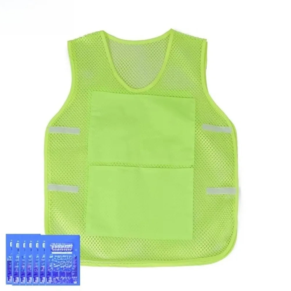 Cooling Vest with Ice Packs for Heatstroke Prevention
