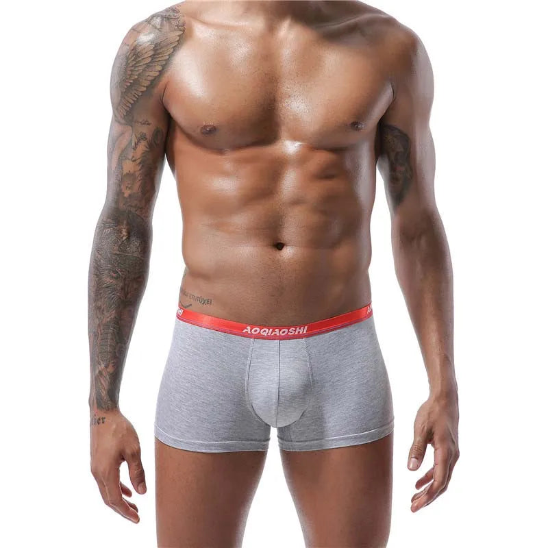Men's Modal Boxer Shorts U Pouch Breathable Underwear