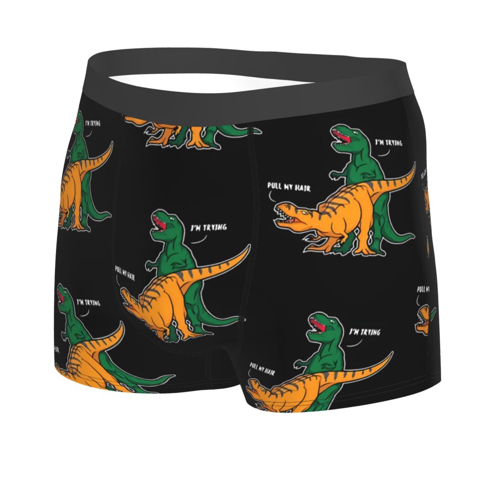 Boxer Shorts T-Rex Man's Underwear Polyester