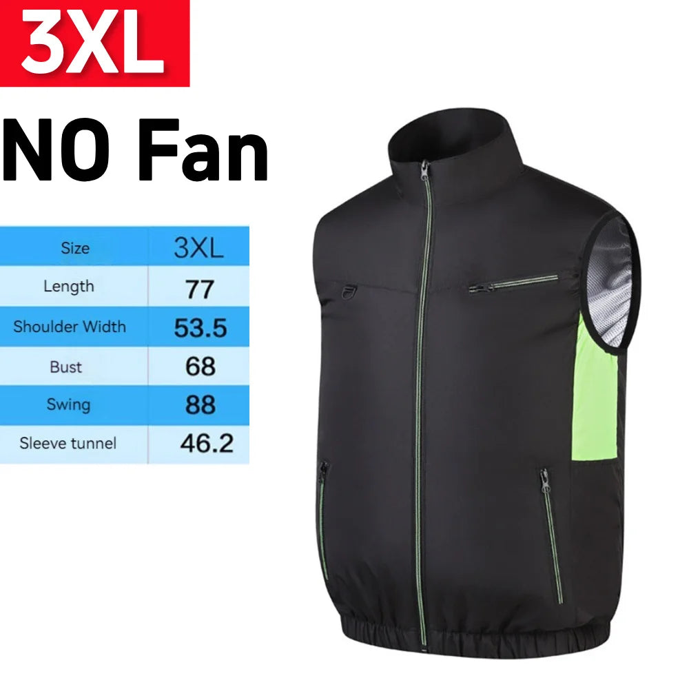 Cooling Vest Breathable Fan Vest Sleeveless Workwear
