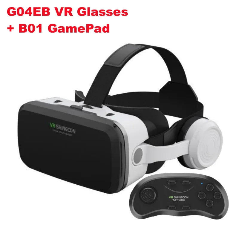 VR Glasses 3D Virtual Reality Glasses Stereo Headset Version for 5.5-7 Inch Mobile Phones