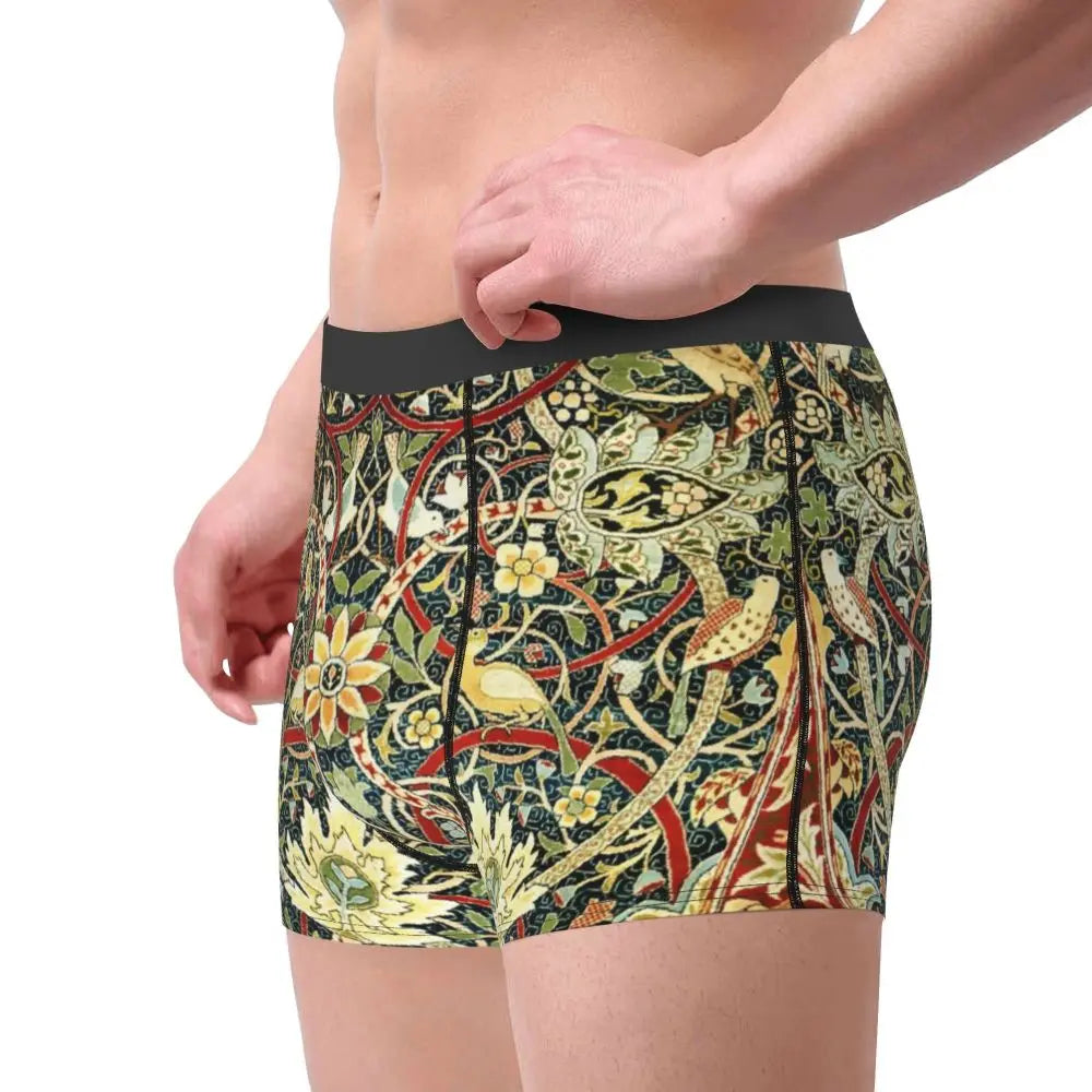 Breathable Cotton Polyester Boxer Shorts for Men