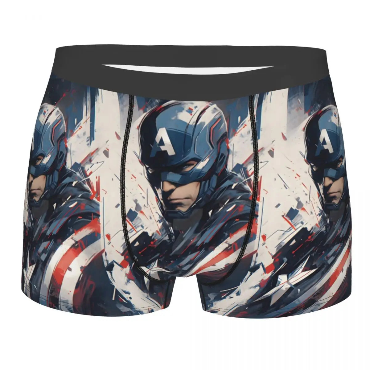 Captain America Comics Design Boxer Shorts for Men by MINISO
