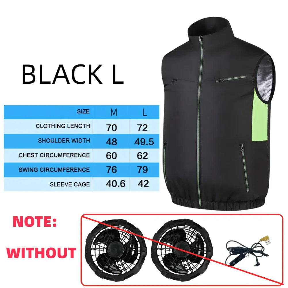Cooling Vest Ice Fan Vest for Hot Weather Work